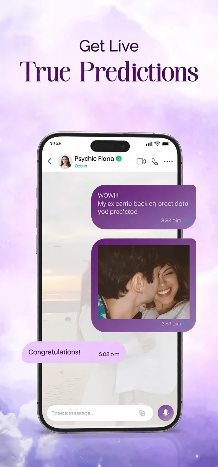 Psychic advisor providing spiritual guidance